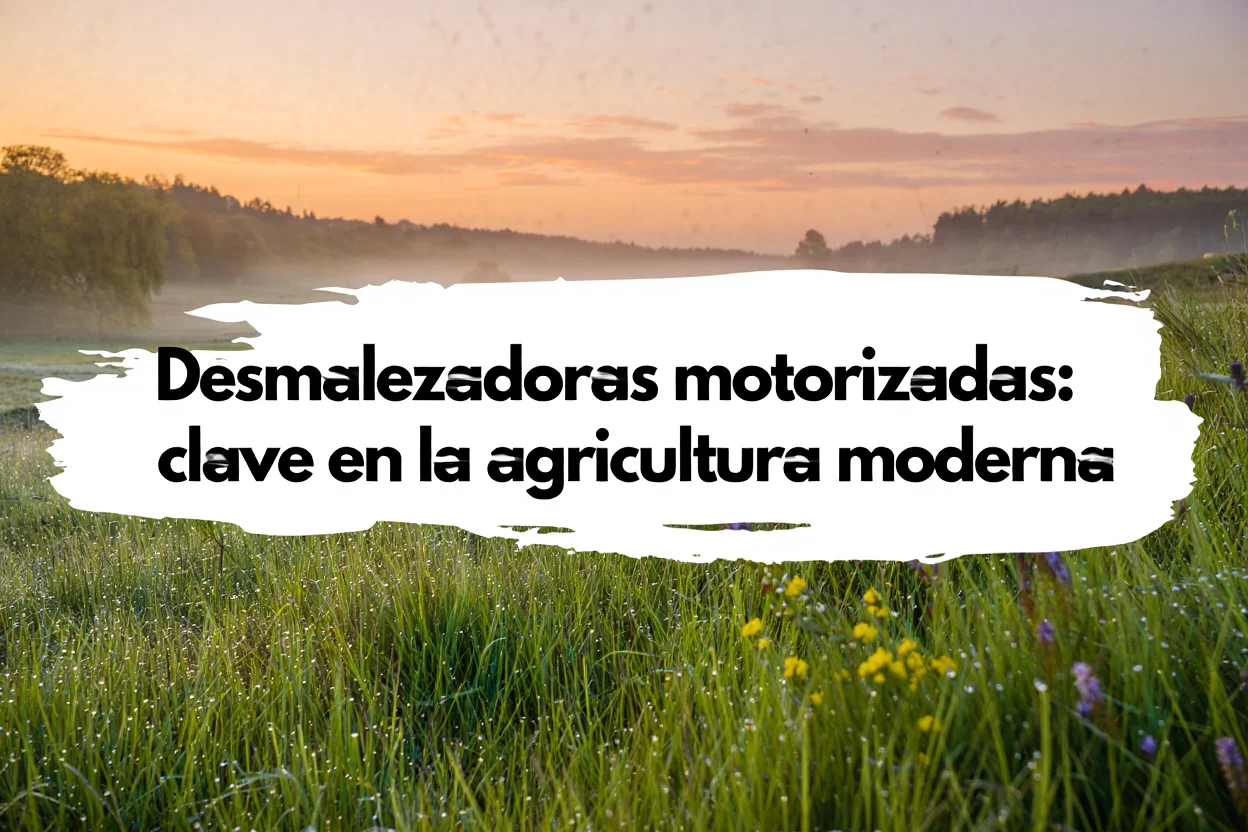 Desmalezadoras motorizadas en la mecanización agrícola: ¿estás quedando atrás?