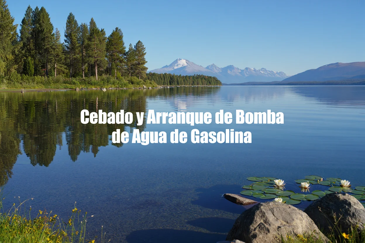 Guía Paso a Paso para Cebar y Encender una Bomba de Agua de Gasolina