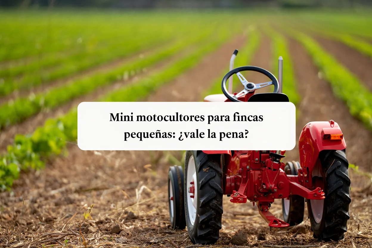 ¿Valen la pena los mini motocultores para fincas pequeñas?